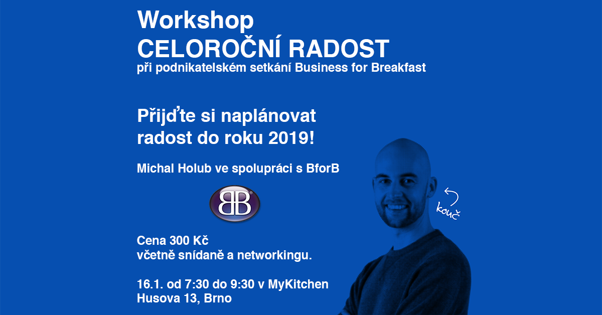 Pozvánka na workshop CELOROČNÍ RADOST